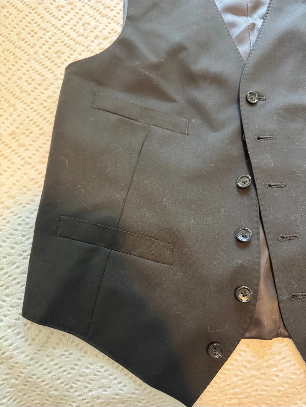 J Crew Black Men's Dress Vest